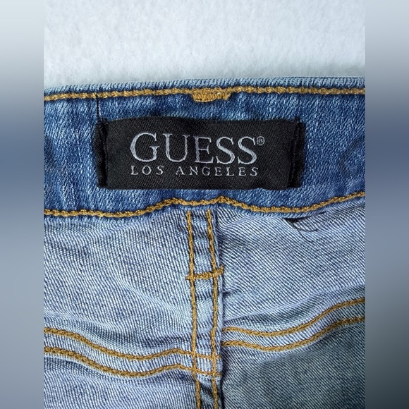 Guess Men's Straight Blue Jeans - Picture 8 of 11